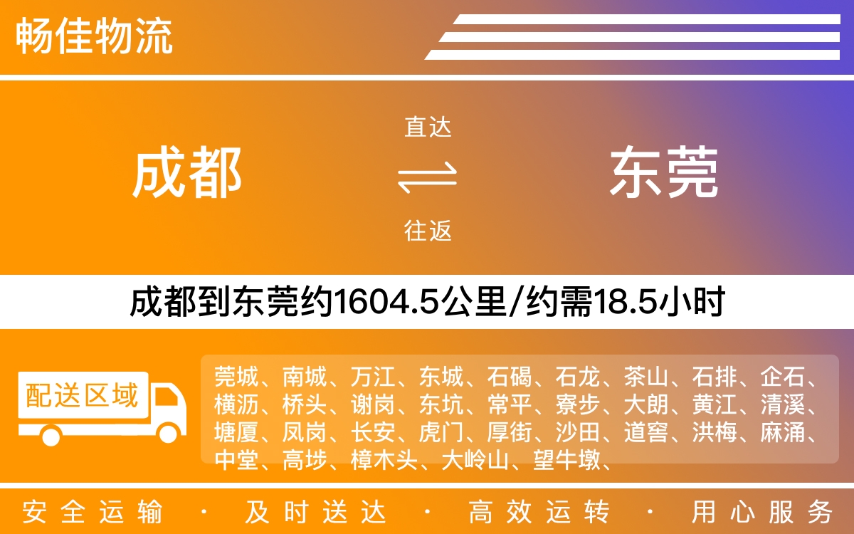 成都到東莞搬家公司-成都到東莞短途快速搬廠